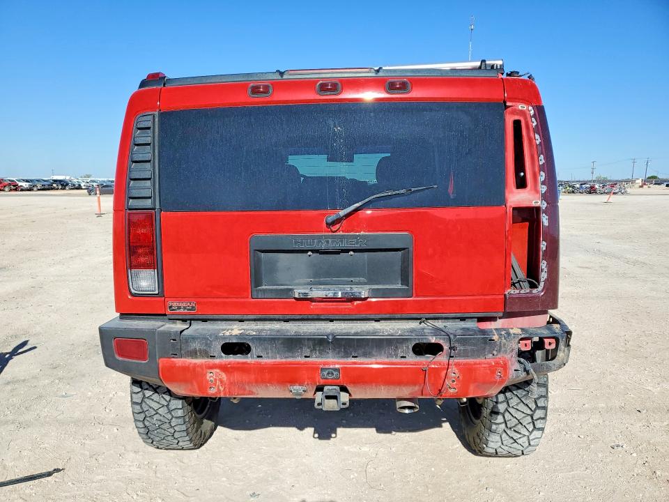 2007 Hummer H2 VIN 5GRGN23UX7H107755 COPART salvage auction — REAR END, Id - Salvage Certificate Of Title, sold $2,950 on 2026-07-08 (photo 6)