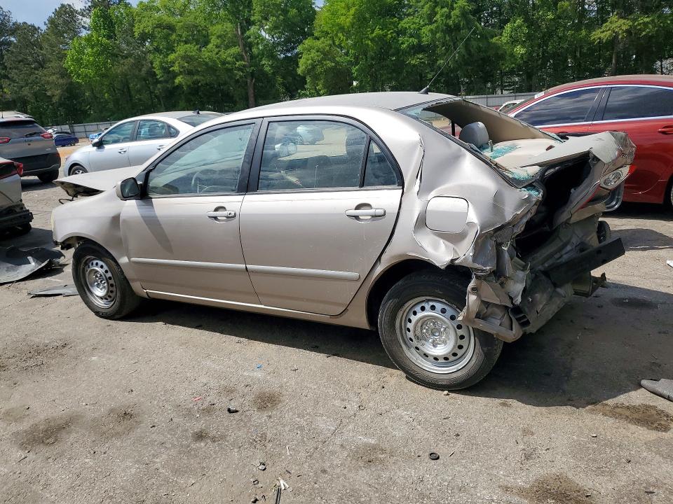 2003 Toyota Corolla VIN 1NXBR32E43Z163073 COPART salvage auction — REAR END, Ga - Cert Of Title-Salvage, sold $775 on 2026-07-10 (photo 2)