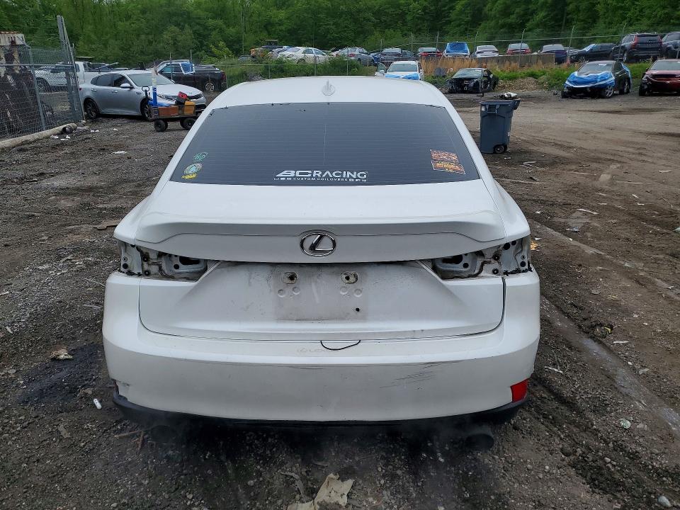 2016 Lexus Is VIN JTHCM1D21G5013886 COPART salvage auction — FRONT END, Md - Cert Of Salvage > 75% Damage, sold $250 on 2026-07-23 (photo 6)
