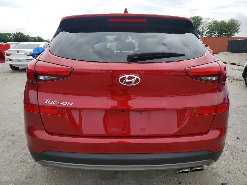 2021 Hyundai Tucson VIN KM8J33AL1MU384144 COPART salvage auction — FRONT END, Fl - Cert Of Title Slvg Rebuildable, sold $4,250 on 2026-07-08 (photo 6)