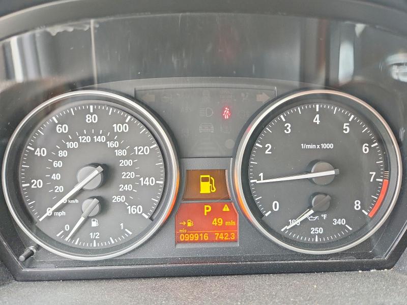 2012 BMW 3er VIN WBAKF3C59CE974743 COPART salvage auction — FRONT END, Tx - Salvage Vehicle Title, sold $1,500 on 2026-07-02 (photo 9)