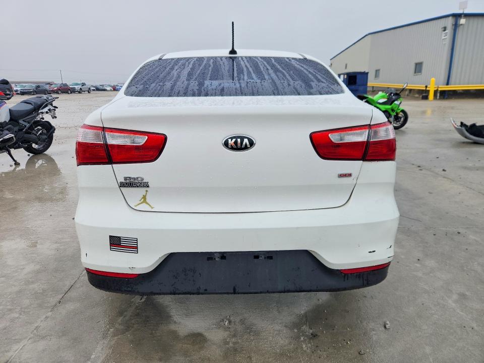 2017 Kia Rio VIN KNADM4A31H6063121 COPART salvage auction — FRONT END, Tx - Salvage Vehicle Title, sold $1,050 on 2026-07-14 (photo 6)