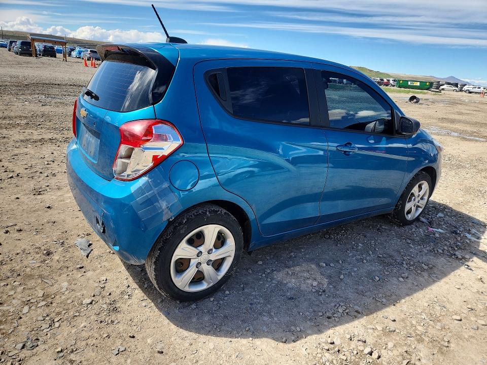 2021 Chevrolet Spark VIN KL8CB6SAXMC709757 COPART salvage auction — REAR END, Ut - Salvage Certificate, sold $1,350 on 2026-07-31 (photo 3)