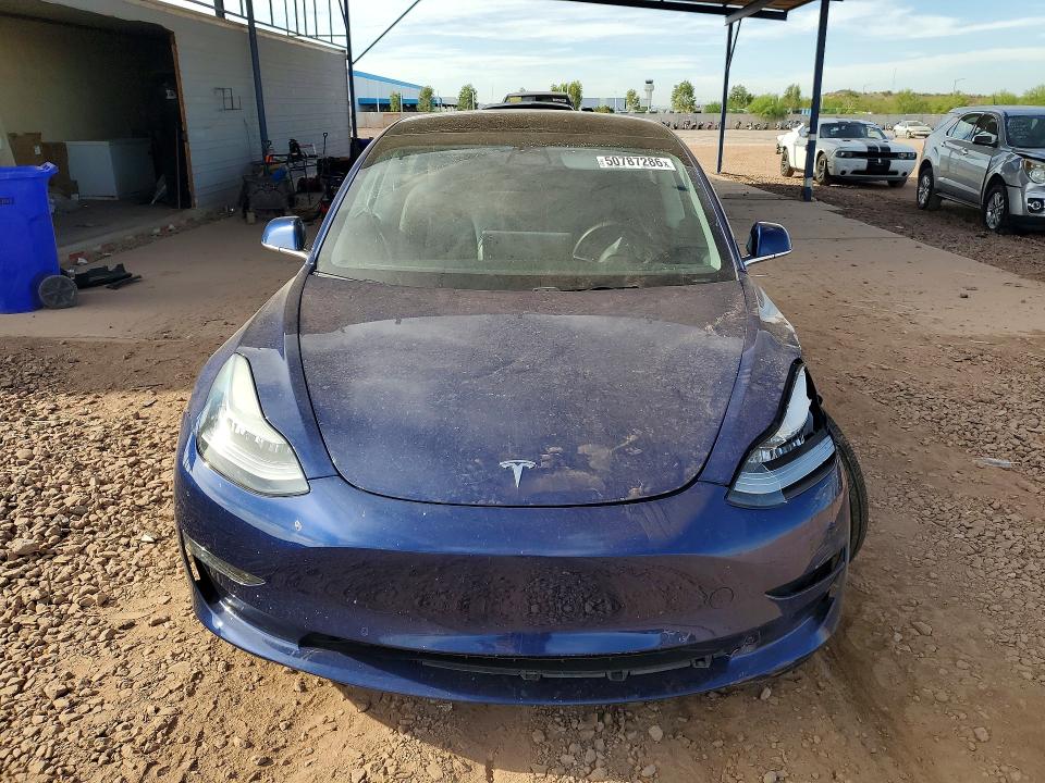 2019 Tesla Model 3 VIN 5YJ3E1EB3KF497449 COPART salvage auction — FRONT END, Salvage Title, sold $7,000 on 2026-07-14 (photo 5)