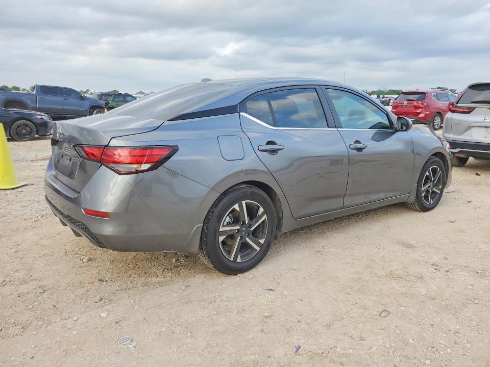 2025 Nissan Sentra VIN 3N1AB8CV4SY405875 COPART salvage auction — SIDE, Tx - Salvage Vehicle Title, sold $4,450 on 2026-07-09 (photo 3)