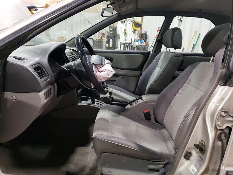 1999 Subaru Impreza VIN JF1GC4358XH502583 COPART salvage auction — FRONT END, Ak - Parts Only Bill Of Sale, sold $20 on 2026-07-21 (photo 7)