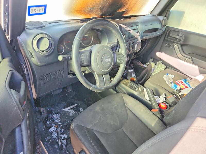 2016 Jeep Wrangler / VIN 1C4AJWAG7GL191005 COPART salvage auction — BURN, Tx - Salvage Vehicle Title, sold $1,300 on 2026-07-10 (photo 8)