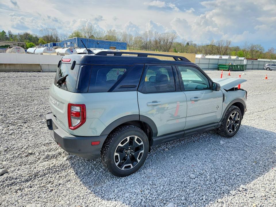 2024 Ford Bronco VIN 3FMCR9C65RRF72682 COPART salvage auction — FRONT END, Oh - Cert Of Title-Salvage, sold $9,100 on 2026-07-02 (photo 3)