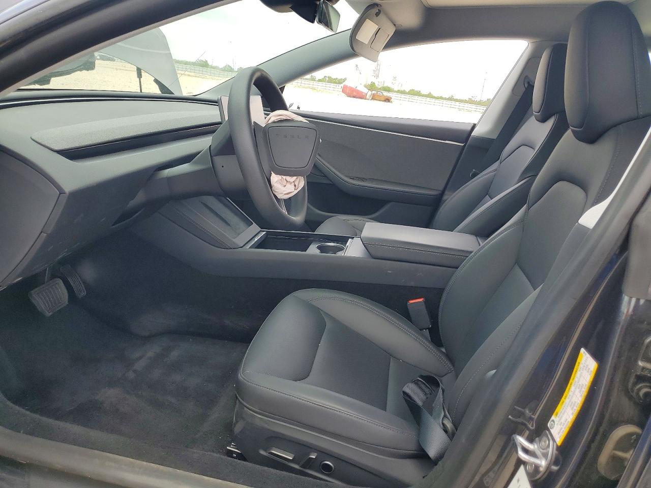 2025 Tesla Model 3 VIN 5YJ3E1EA7SF002242 COPART salvage auction — Front End, TX - SALVAGE VEHICLE TITLE, sold $8,400 on 2026-06-25 (photo 7)