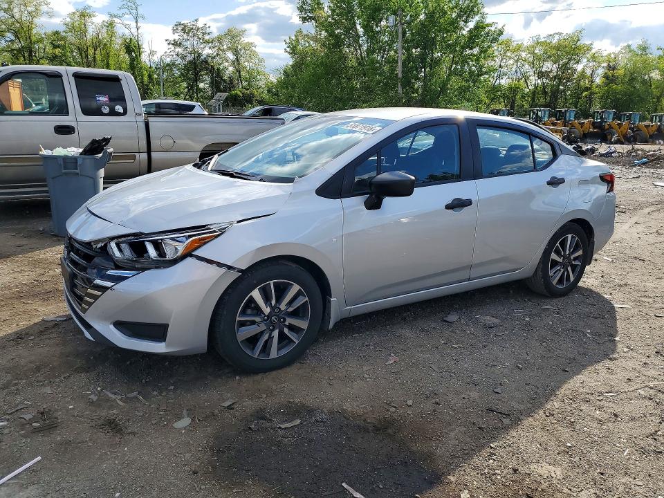 2024 Nissan Versa VIN 3N1CN8DV3RL819929 COPART salvage auction — FRONT END, Md - Cert Of Salvage > 75% Damage, sold $3,800 on 2026-07-09 (photo 1)