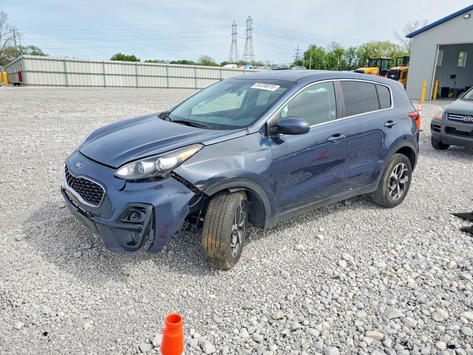 2021 Kia Sportage VIN KNDPMCAC4M7913435 COPART salvage auction — FRONT END, Oh - Dealer Only Clean Title (P), sold $5,300 on 2026-07-22 (photo 1)