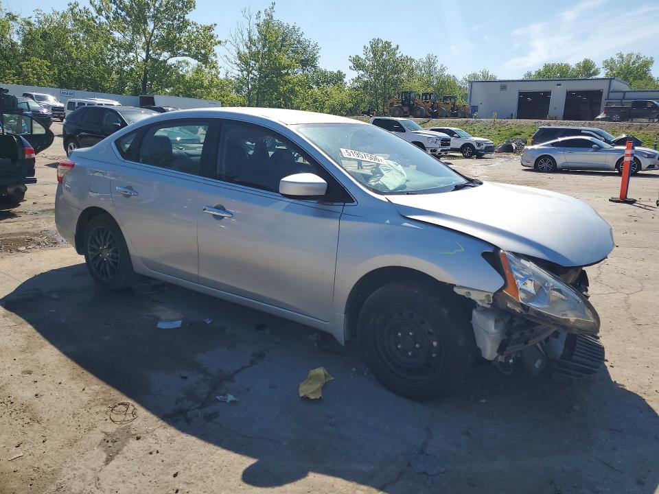 2015 Nissan Sentra VIN 3N1AB7APXFL695606 COPART salvage auction — FRONT END, MO - SALVAGE CERTIFICATE OF TITLE, sold $325 on 2026-07-02 (photo 4)