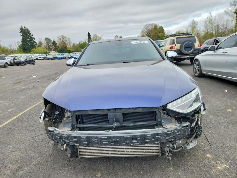 2021 Audi Rs4 VIN WAUC4AF42MA065141 COPART salvage auction — FRONT END, Or - Salvage Title Certificate, sold $8,400 on 2026-07-20 (photo 5)