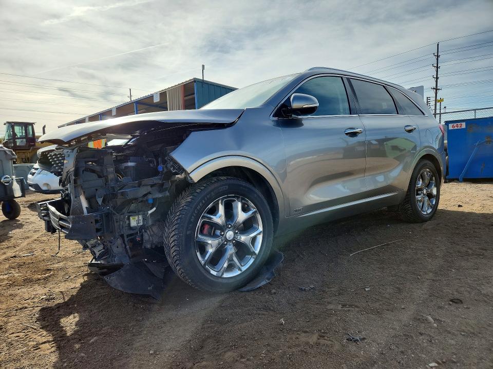 2018 Kia Sorento VIN 5XYPKDA54JG377842 COPART salvage auction — FRONT END, Salvage Title, sold $2,050 on 2026-07-20 (photo 1)