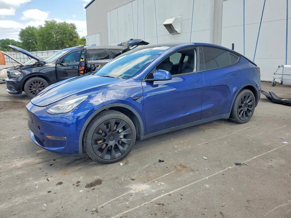 2021 Tesla Model y VIN 5YJYGDEE4MF207363 COPART salvage auction — REAR END, Fl - Cert Of Title Slvg Rebuildable, sold $9,000 on 2026-07-06 (photo 1)
