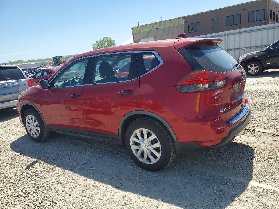 2017 Nissan Rogue VIN JN8AT2MT7HW405927 COPART salvage auction — HAIL, Mo - Salvage Certificate Of Title, sold $3,700 on 2026-07-28 (photo 2)