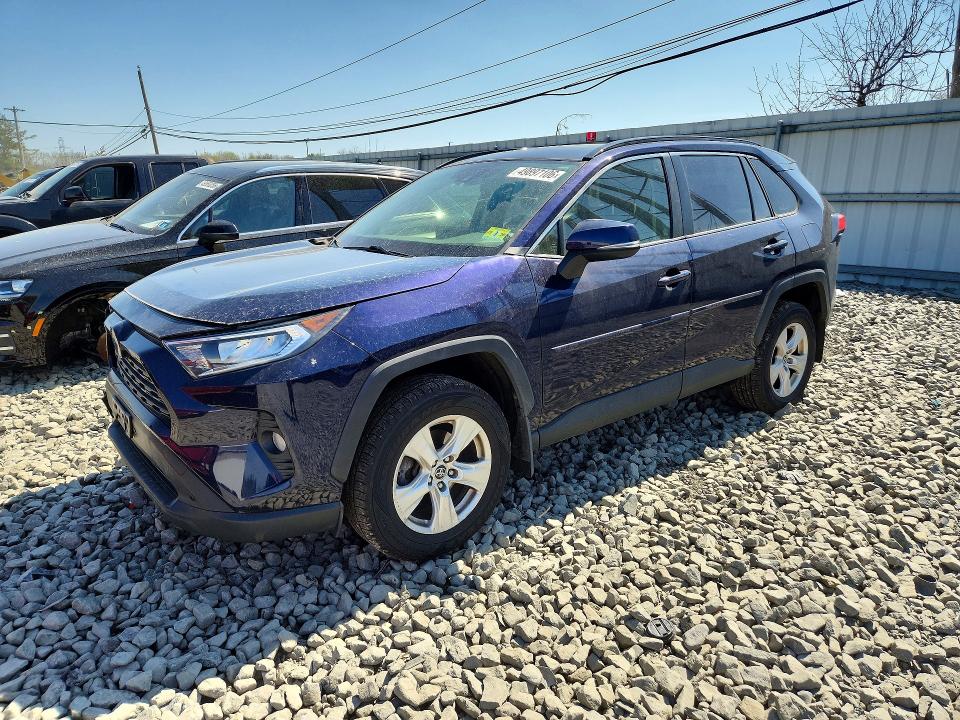 2019 Toyota Rav 4 VIN JTMP1RFV7KJ002263 COPART salvage auction — REAR END, Id - Salvage Certificate Of Title, sold $225 on 2026-07-20 (photo 1)