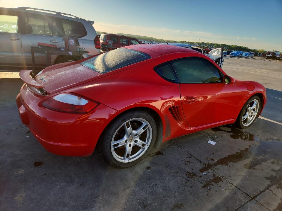 2008 Porsche Cayman VIN WP0AA29868U760220 COPART salvage auction — NORMAL WEAR, Nj - Certificate Of Title, sold $7,200 on 2026-07-20 (photo 3)