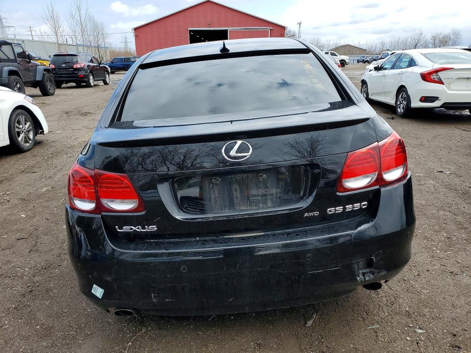 2009 Lexus Gs 350 VIN JTHCE96S390023022 COPART salvage auction — UNDERCARRIAGE, ON - PERMIT NO BRAND - UNFIT, sold $1,050 on 2026-07-07 (photo 6)
