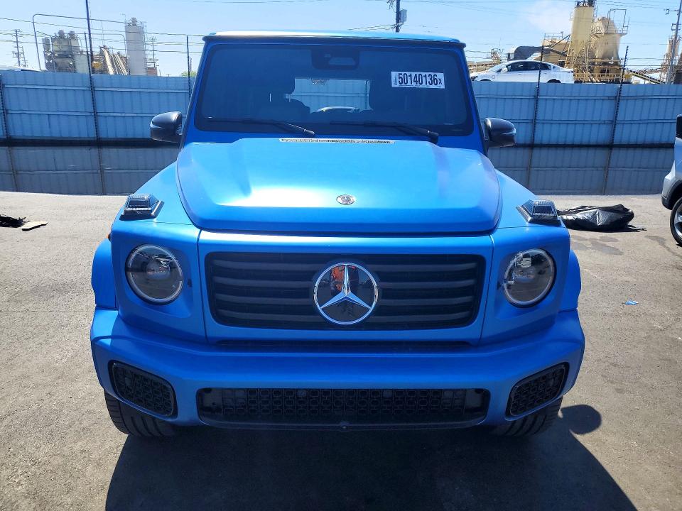 2025 Mercedes-benz G-class VIN W1NWM0AB6SX030346 COPART salvage auction — REAR END, CA - SALVAGE CERTIFICATE, sold $107,400 on 2026-07-09 (photo 5)