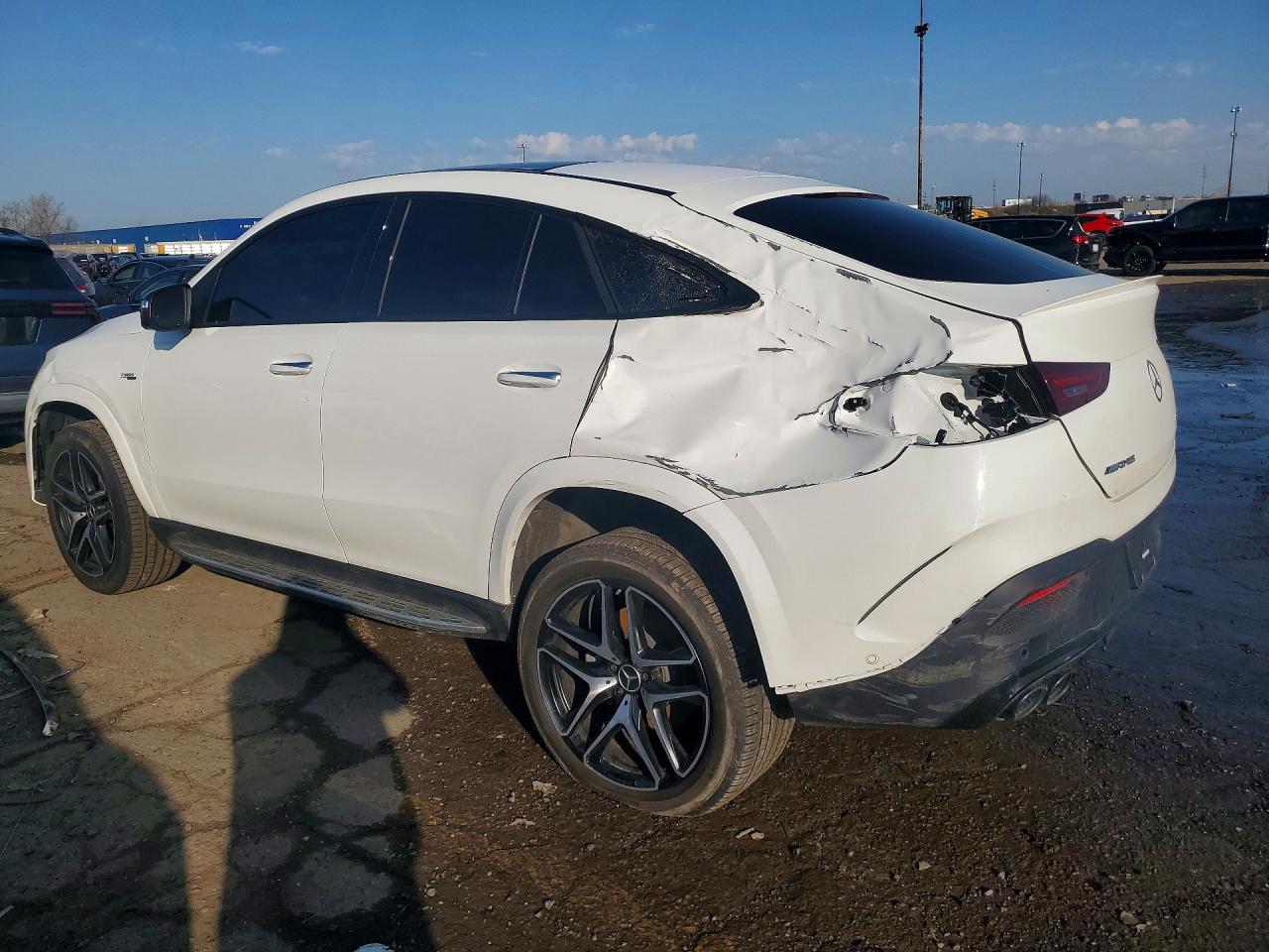 2025 Mercedes-Benz GLE-Class VIN 4JGFD6BB5SB360075 COPART salvage auction — Rear End, MI - CERT OF TITLE-SALVAGE VEHICLE, sold $56,000 on 2026-06-30 (photo 2)