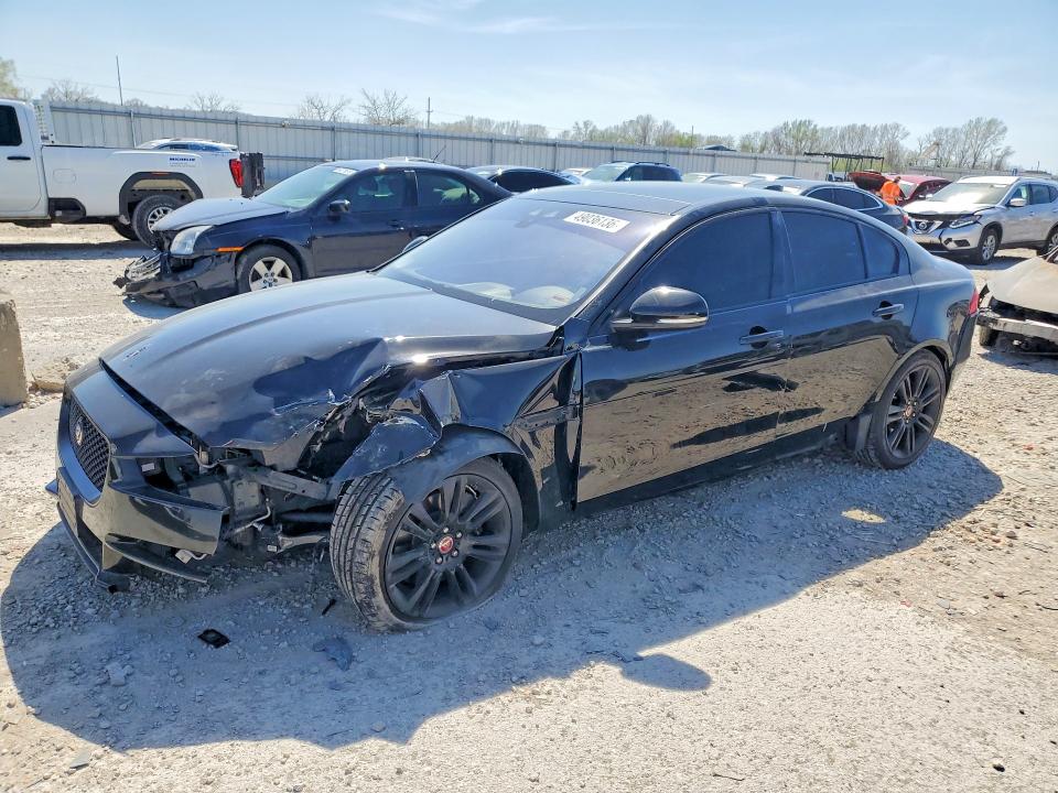 2017 Jaguar VIN SAJAE4BG9HA946824 COPART salvage auction — FRONT END, Mo - Salvage Certificate Of Title, sold $1,700 on 2026-07-07 (photo 1)