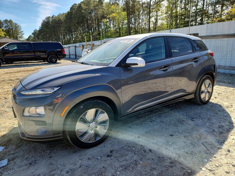 2021 Hyundai Kona VIN KM8K23AG3MU124144 COPART salvage auction — REAR END, Md - Cert Of Salvage < 75% Damage, sold $8,900 on 2026-07-14 (photo 1)