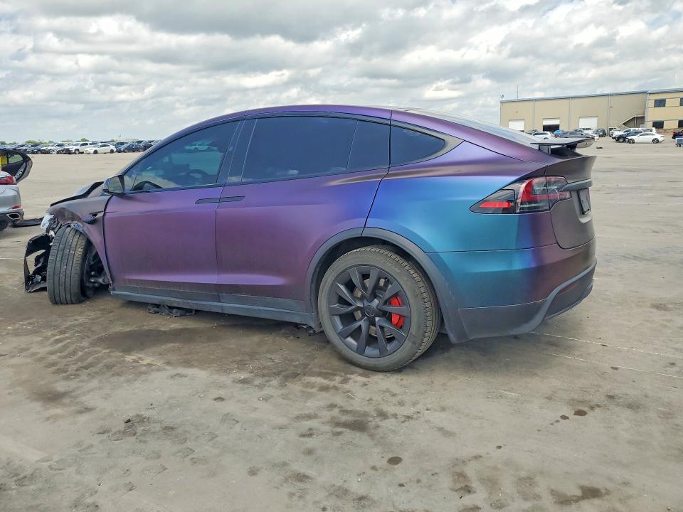 2023 Tesla Model x VIN 7SAXCBE69PF405366 COPART salvage auction — FRONT END, Tx - Salvage Vehicle Title, sold $16,900 on 2026-07-02 (photo 2)