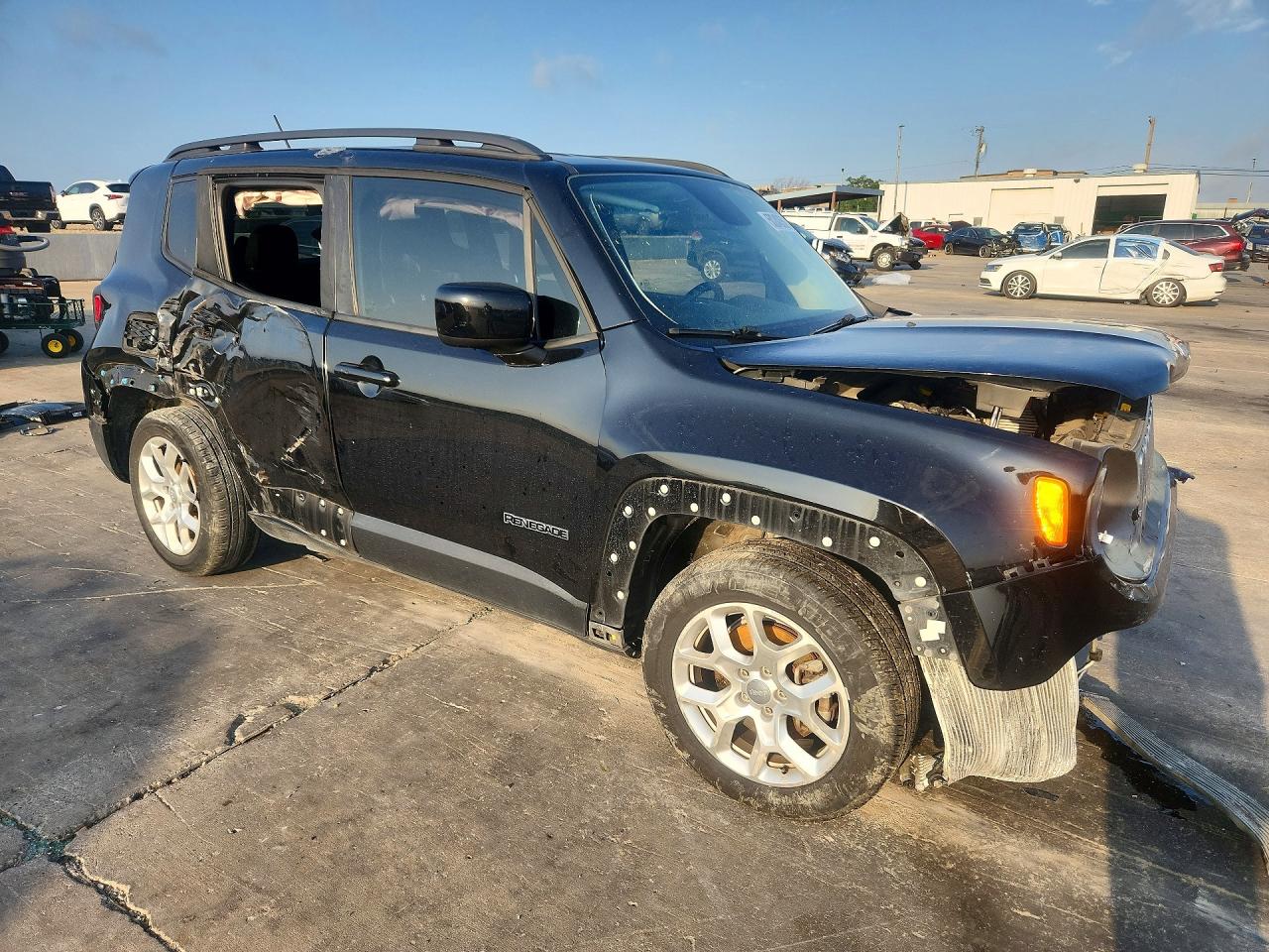 2015 Jeep Renegade VIN ZACCJABT7FPC27325 COPART salvage auction — Front End, TX - SALVAGE VEHICLE TITLE, sold $275 on 2026-07-09 (photo 4)