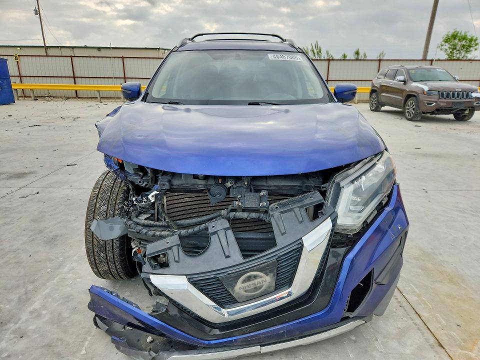 2017 Nissan Rogue VIN JN8AT2MV4HW024490 COPART salvage auction — FRONT END, Tx - Salvage Vehicle Title, sold $1,500 on 2026-07-07 (photo 5)