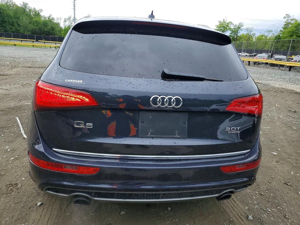 2017 Audi Q5 VIN WA1M2AFP0HA090174 COPART salvage auction — FRONT END, MD - CERT OF SALVAGE > 75% DAMAGE, sold $6,600 on 2026-07-10 (photo 6)