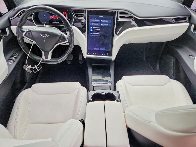 2017 Tesla Model x VIN 5YJXCDE28HF060211 COPART salvage auction — HAIL, Tx - Certificate Of Title, sold $12,100 on 2026-07-09 (photo 8)