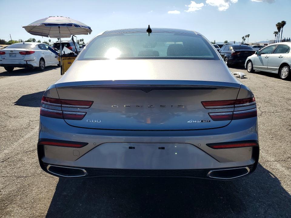 2025 Genesis G80 VIN KMTGG4SD5SU259615 COPART salvage auction — FRONT END, Ca - Salvage Certificate, sold $19,900 on 2026-07-03 (photo 6)