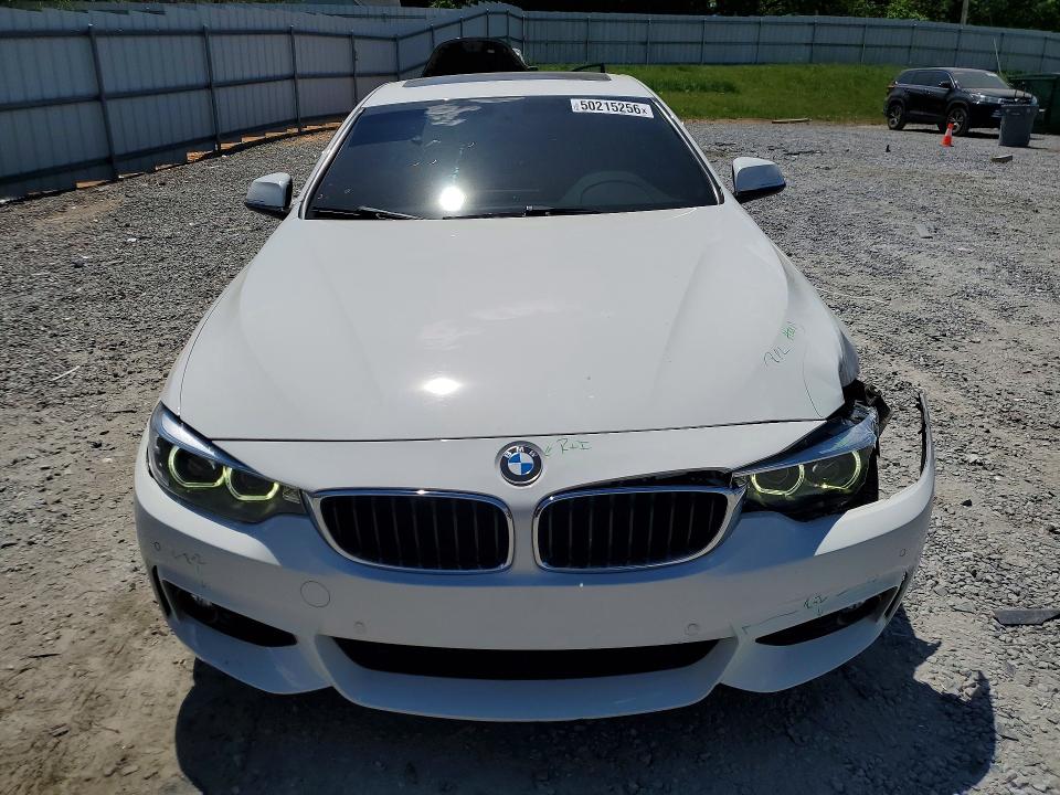 2018 BMW 4er VIN WBA4J3C53JBG90534 COPART salvage auction — FRONT END, Nc - Salvage Certificate Of Title, sold $9,400 on 2026-07-08 (photo 5)