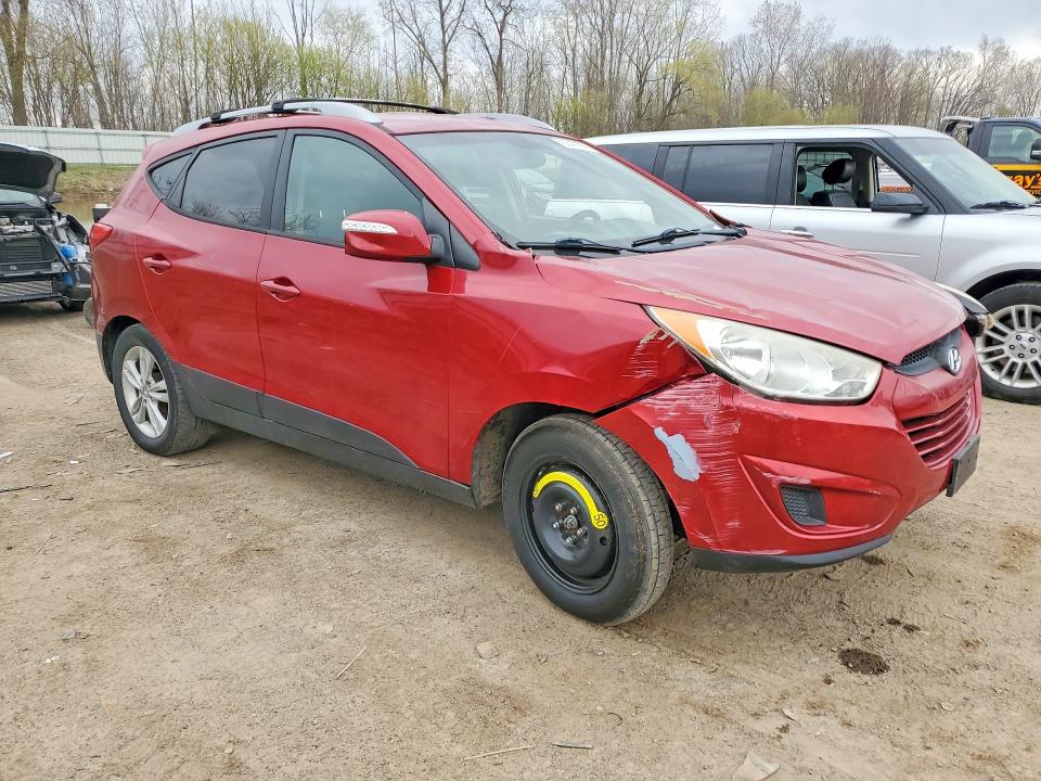 2012 Hyundai Tucson VIN KM8JU3ACXCU443154 COPART salvage auction — FRONT END, Mi - Cert Of Title-Salvage Vehicle, sold $200 on 2026-07-22 (photo 4)