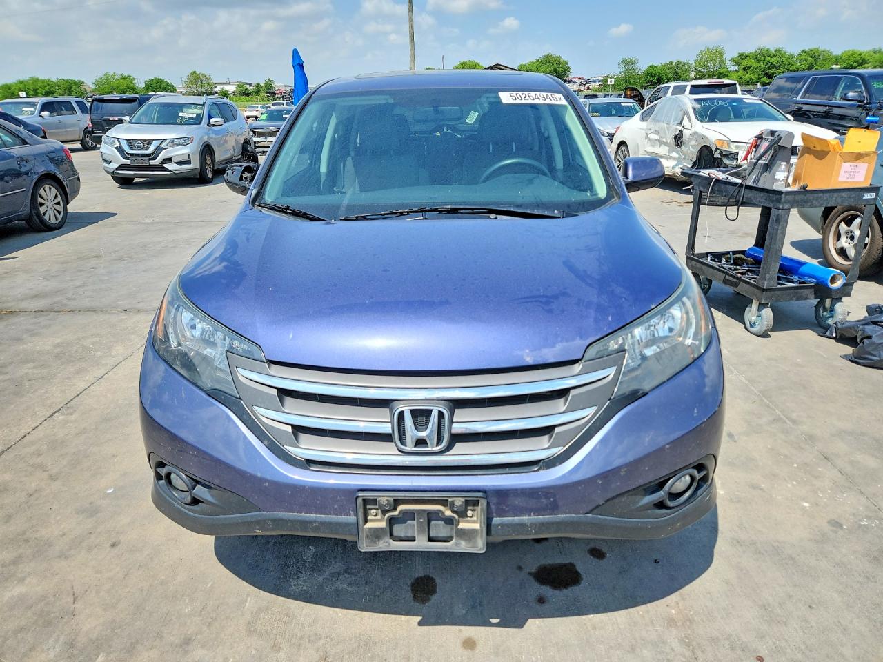2012 Honda CR-V VIN 3CZRM3H54CG704788 COPART salvage auction — Rear End, TX - SALVAGE VEHICLE TITLE, sold $3,750 on 2026-06-25 (photo 5)
