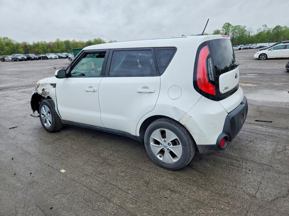 2014 Kia Soul VIN KNDJN2A28E7107099 COPART salvage auction — FRONT END, Pa - Certificate Of Salvage, sold $975 on 2026-07-02 (photo 2)