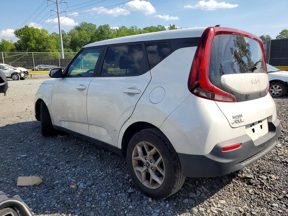 2022 Kia Soul VIN KNDJ23AU0N7156135 COPART salvage auction — UNDERCARRIAGE, Md - Cert Of Salvage > 75% Damage, sold $3,200 on 2026-07-07 (photo 2)
