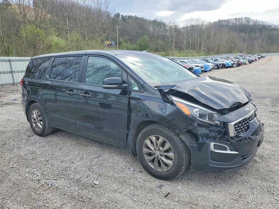2021 Kia SEDONA VIN KNDMB5C17M6667857 COPART salvage auction — FRONT END, Wv - Salvage Certificate, sold $225 on 2026-07-30 (photo 4)