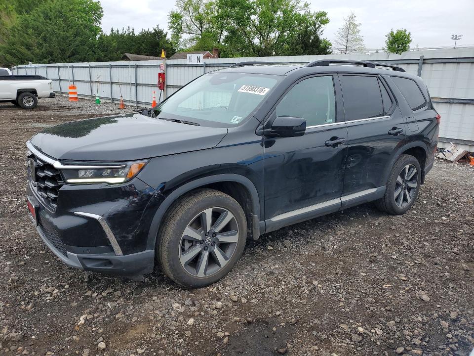 2025 Honda Pilot VIN 5FNYG1H78SB153879 COPART salvage auction — SIDE, Md - Cert Of Salvage > 75% Damage, sold $14,100 on 2026-07-27 (photo 1)