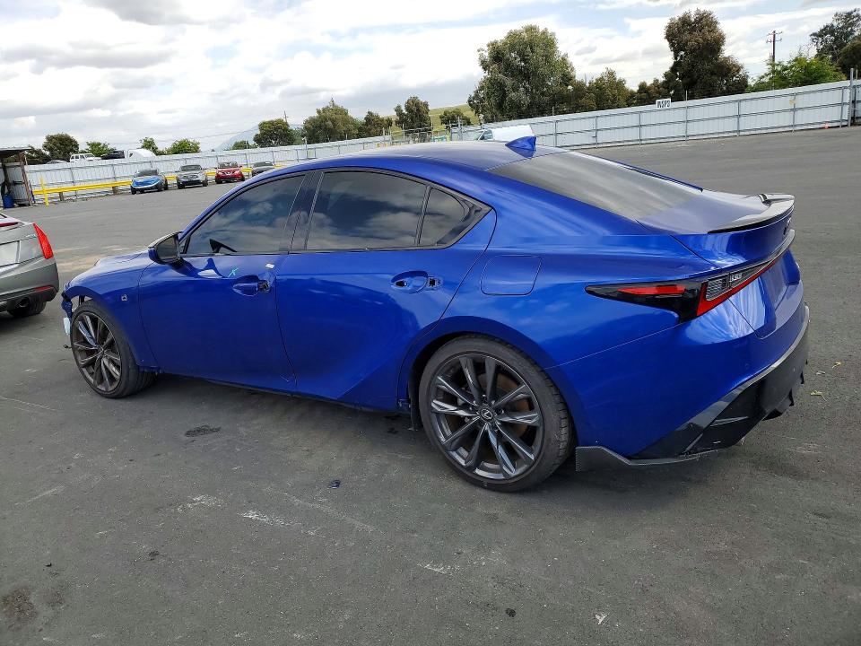 2023 Lexus Is 350 VIN JTHGZ1B24P5066457 COPART salvage auction — FRONT END, Ca - Salvage Certificate, sold $22,100 on 2026-07-06 (photo 2)