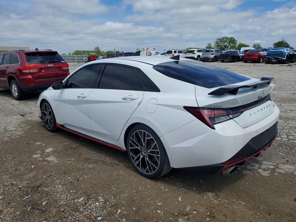 2023 Hyundai Elantra VIN KMHLW4AKXPU012271 COPART salvage auction — MECHANICAL, In - Cert Of Title-Salvage Title, sold $6,500 on 2026-07-24 (photo 2)