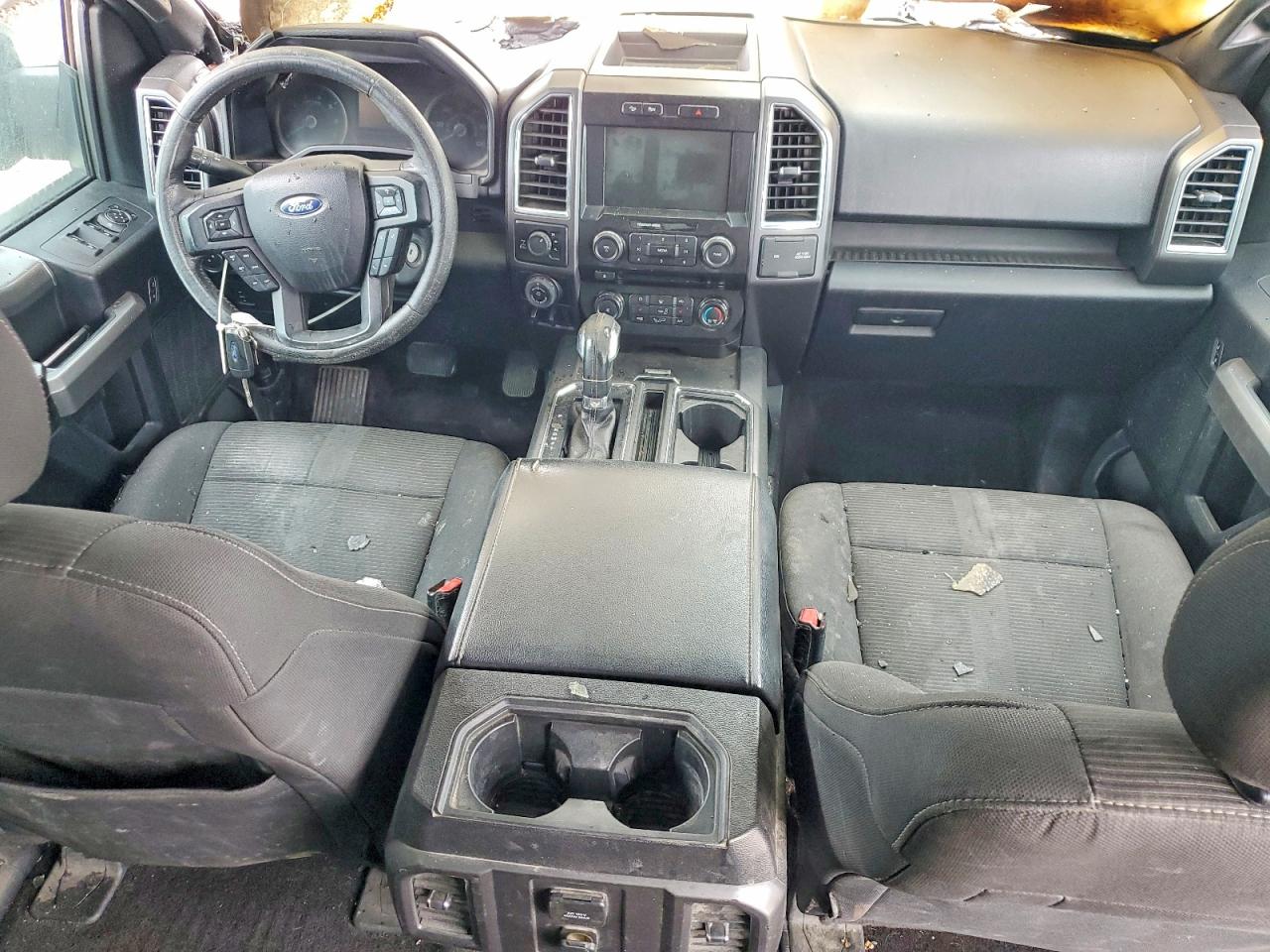 2016 Ford F-150 Lightning VIN 1FTEW1EG7GKF46549 COPART salvage auction — Burn Engine, TX - SALVAGE VEHICLE TITLE, sold $1,750 on 2026-07-09 (photo 8)