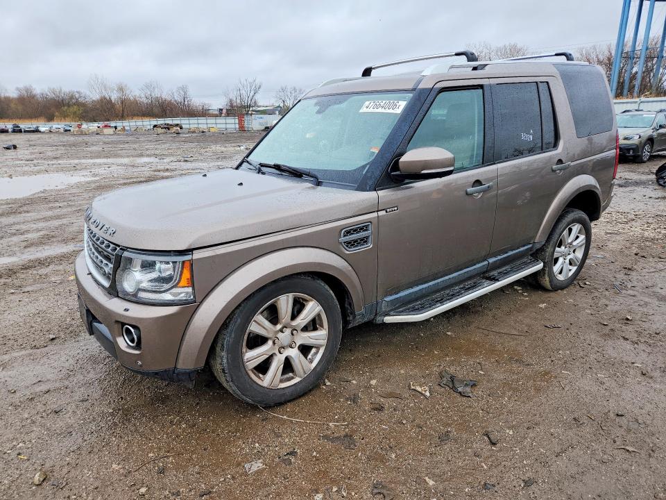 2016 Land rover VIN SALAG2V68GA804410 COPART salvage auction — MECHANICAL, Il - Certificate Of Title (P), sold $1,400 on 2026-07-22 (photo 1)