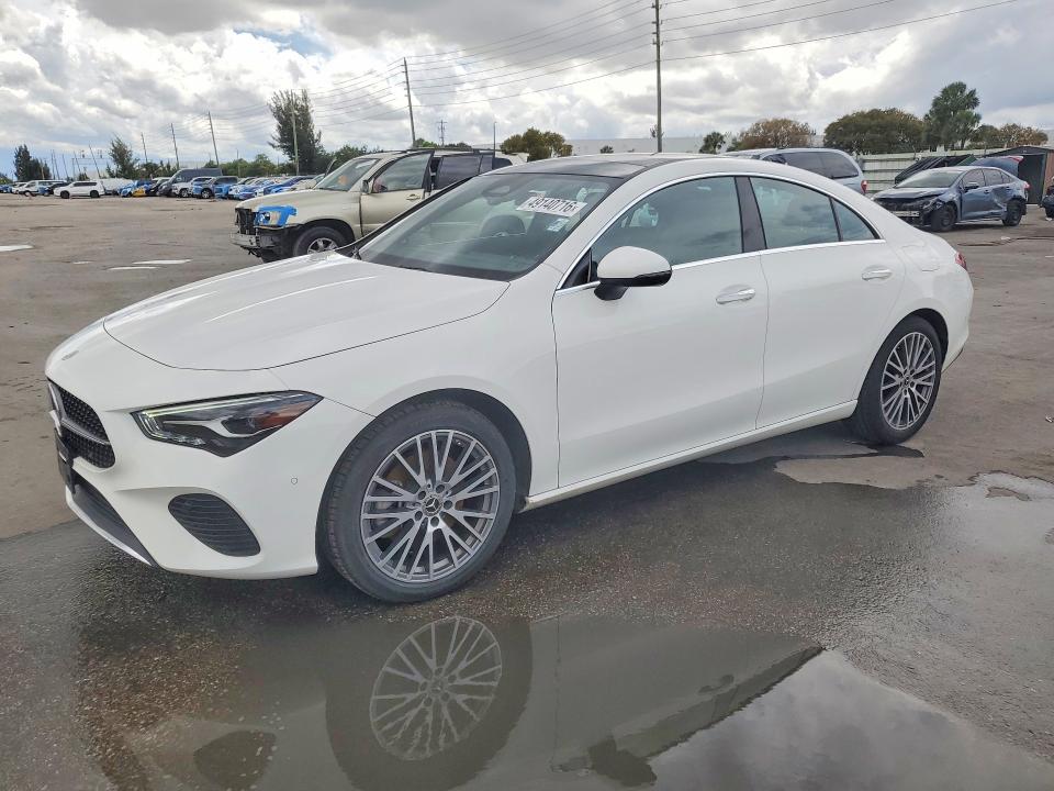 2025 Mercedes-benz Cla-klasse VIN W1K5J4GB5SN522605 COPART salvage auction — Mechanical, CA - CERTIFICATE OF TITLE (P), sold $26,250 on 2026-04-20 (photo 1)