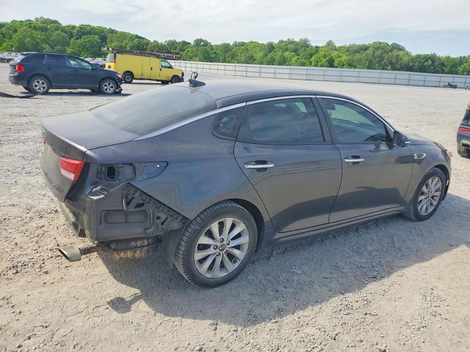 2017 Kia Optima VIN 5XXGT4L38HG162424 COPART salvage auction — REAR END, Nc - Salvage Certificate Of Title, sold $2,350 on 2026-07-22 (photo 3)
