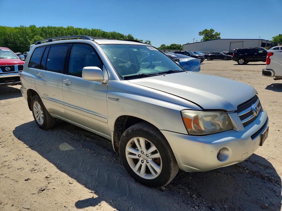 2006 Toyota Highlander hybrid VIN JTEEW21A760026882 COPART salvage auction — SIDE, VA - CERTIFICATE OF TITLE, sold $125 on 2026-07-21 (photo 4)