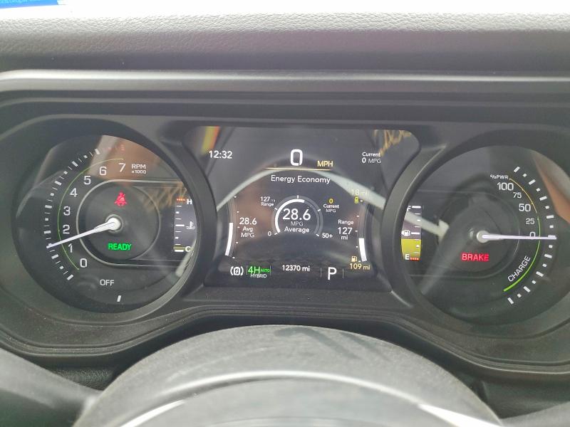 2024 Jeep Wrangler / VIN 1C4RJXN62RW154200 COPART salvage auction — FRONT END, Tx - Salvage Vehicle Title, sold $18,300 on 2026-07-30 (photo 9)