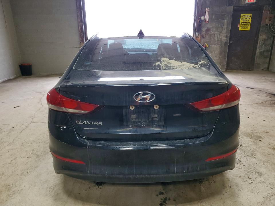 2018 Hyundai Elantra VIN KMHD84LF9JU640974 COPART salvage auction — FRONT END, On - Permit Salvage, sold $125 on 2026-07-06 (photo 6)