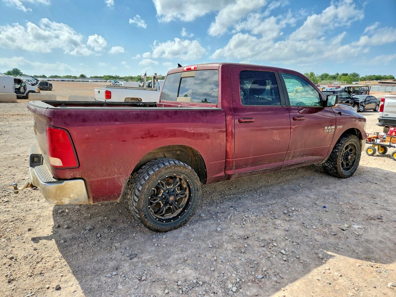 2019 Ram 1500 VIN 1C6RR6LT6KS521602 COPART salvage auction — Front End, OK - CERT OF TITLE-SALVAGE, sold $3,600 on 2026-07-09 (photo 3)